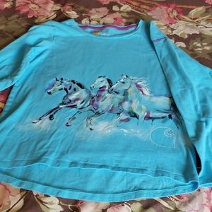 Girls L Carhartt long sleeve shirt